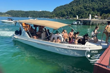 Angra Fortemar Turismo Translado Travessia Transfer Passeio Lancha Barco Escuna Angra dos Reis Ilha Grande Abraao