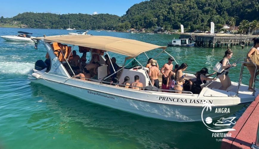 Angra Fortemar Turismo Translado Travessia Transfer Passeio Lancha Barco Escuna Angra dos Reis Ilha Grande Abraao