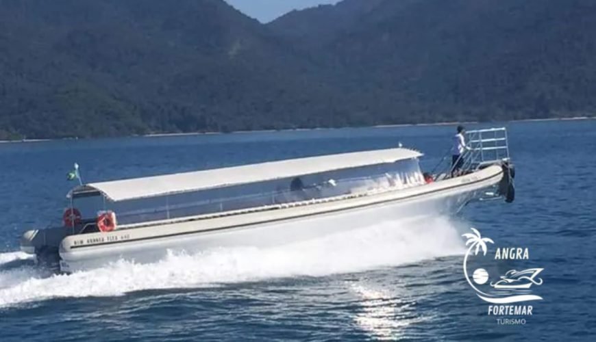 Angra Fortemar Turismo Translado Travessia Transfer Passeio Lancha Barco Escuna Angra dos Reis Ilha Grande Abraao
