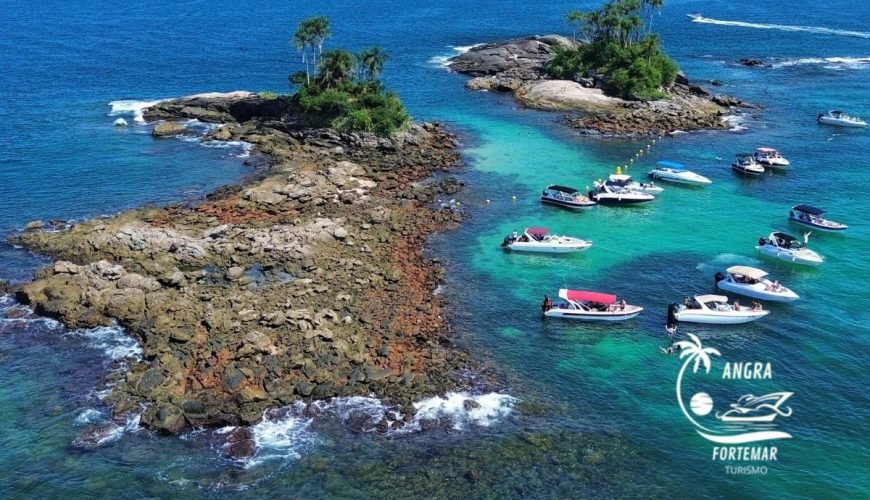 Ilhas Botinas - Angra Fortemar Turismo Passeio Lancha Barco Escuna Angra dos Reis Ilha Grande Abraao