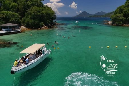 Lagoa Azul - Angra Fortemar Turismo Passeio Lancha Barco Escuna Angra dos Reis Ilha Grande Abraao